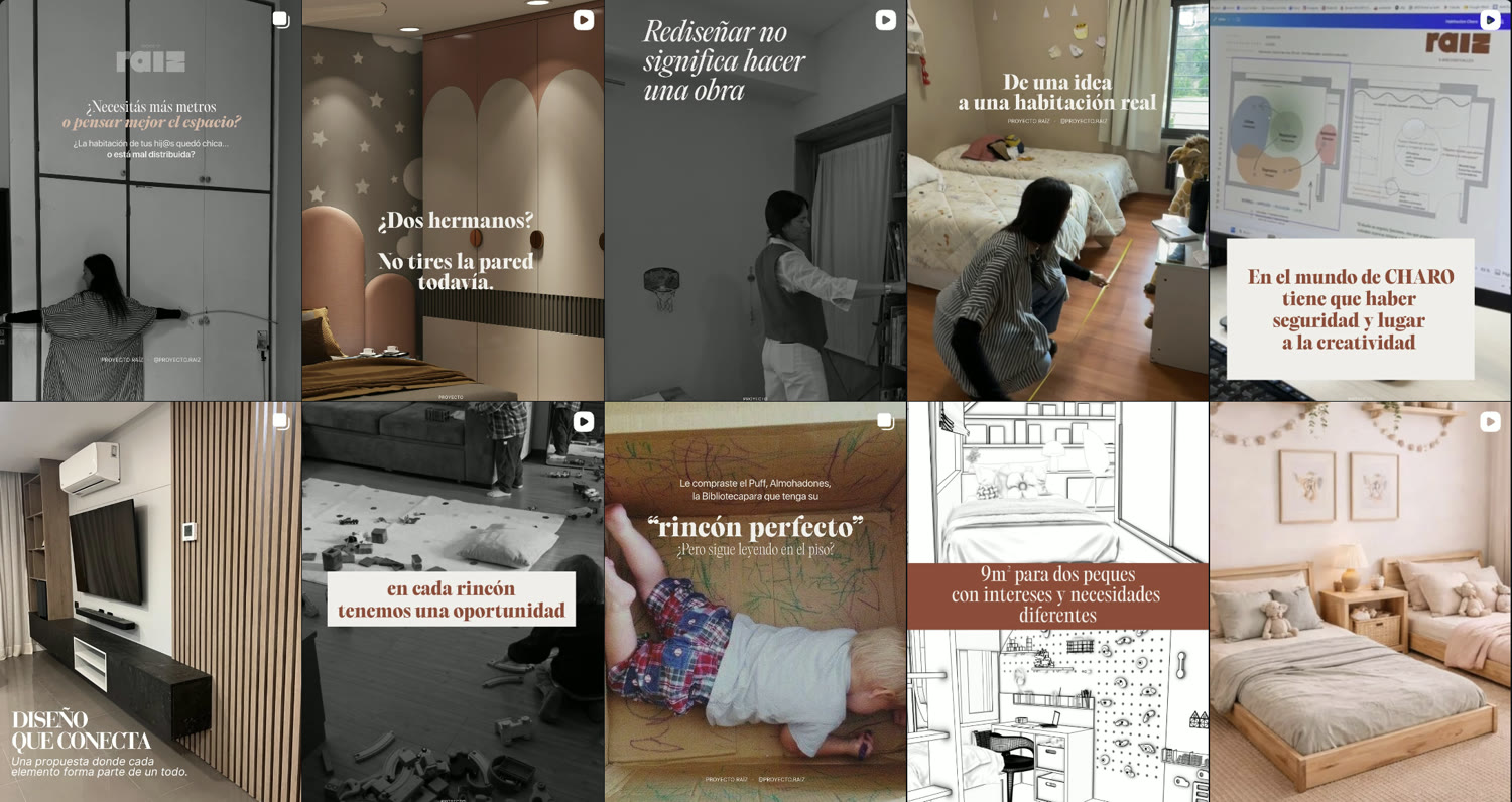 Publicaciones de Instagram de Proyecto R.